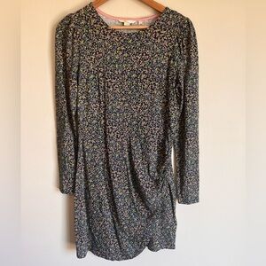 Boden Women’s Long Sleeve Ruched Wild Vine Floral Print Size 4 Spring